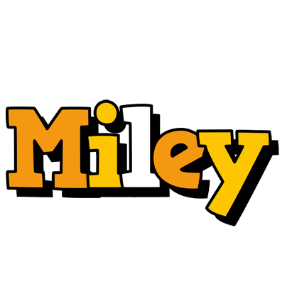 Miley cartoon logo
