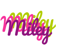 Miley flowers logo