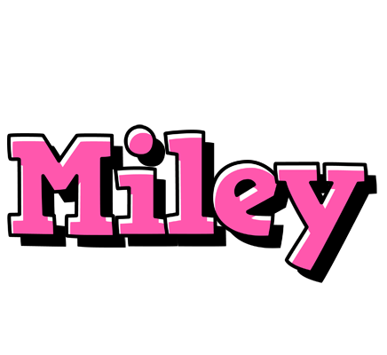Miley girlish logo