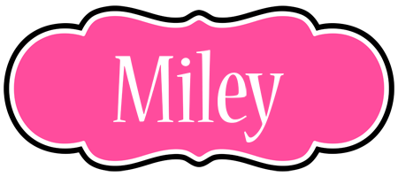 Miley invitation logo