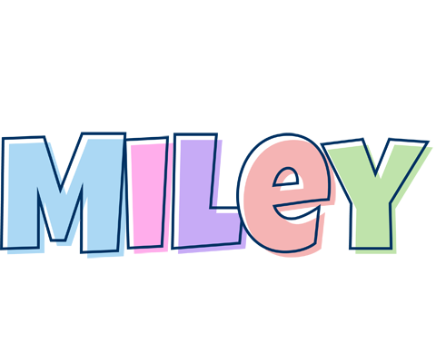 Miley pastel logo