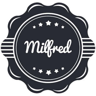 Milfred badge logo