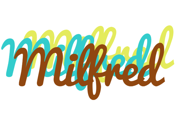 Milfred cupcake logo