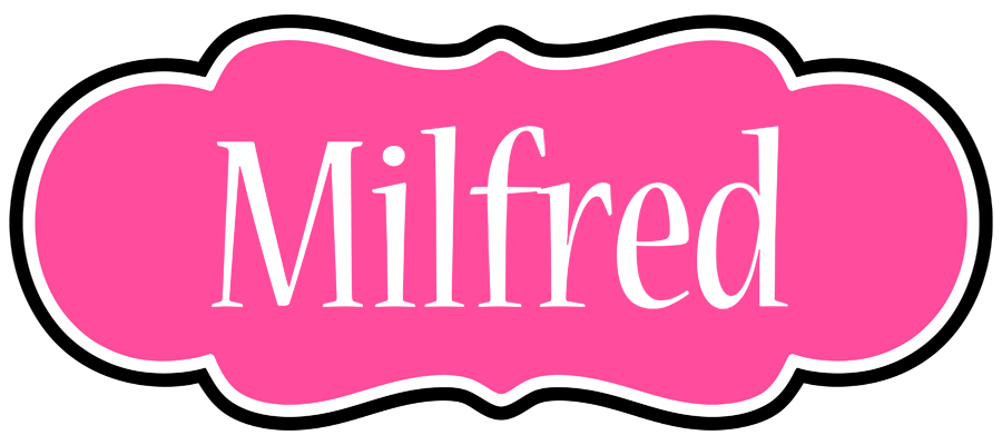 Milfred invitation logo