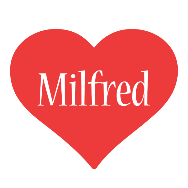 Milfred love logo