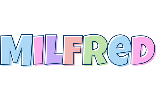 Milfred pastel logo