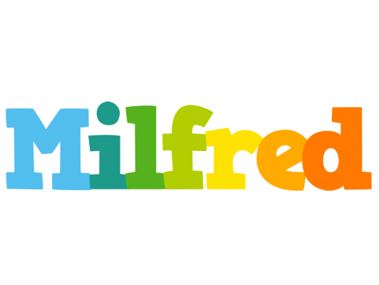 Milfred rainbows logo