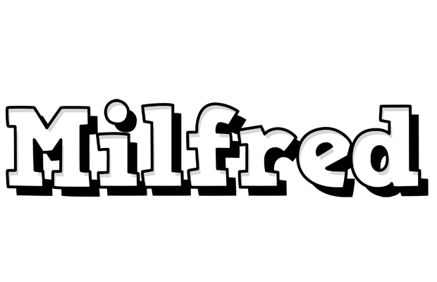 Milfred snowing logo