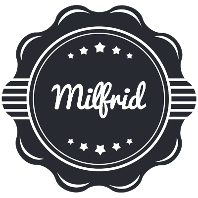 Milfrid badge logo