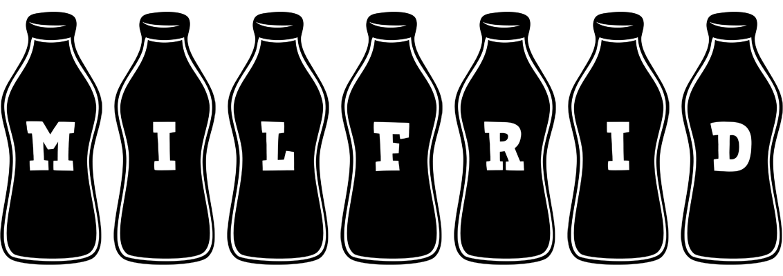 Milfrid bottle logo