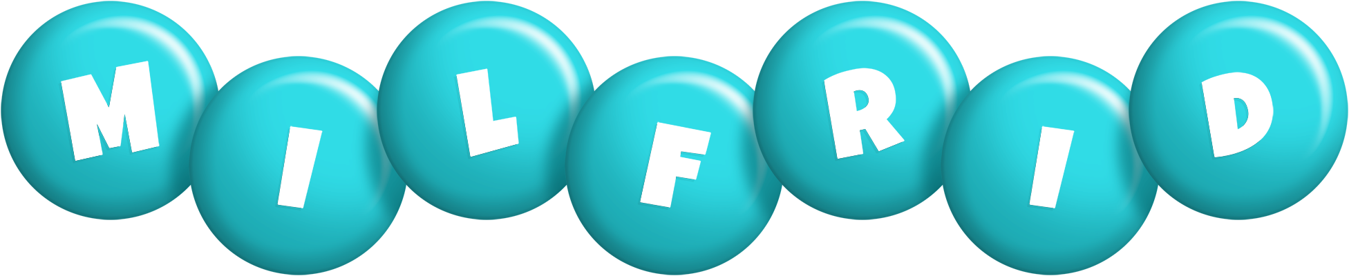Milfrid candy-azur logo