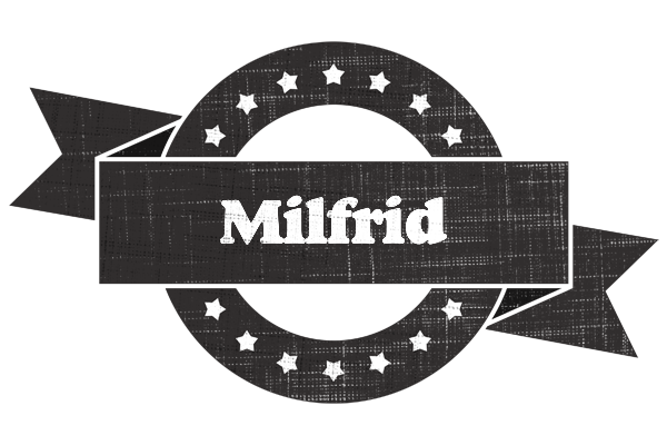 Milfrid grunge logo