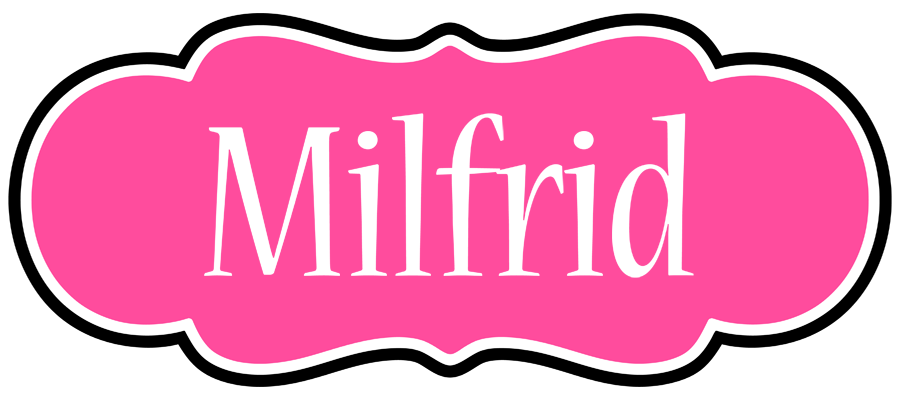 Milfrid invitation logo