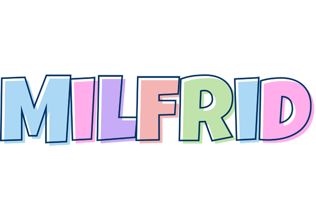 Milfrid pastel logo