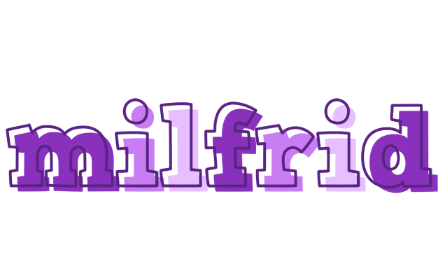 Milfrid sensual logo