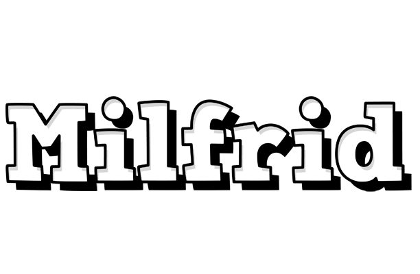 Milfrid snowing logo