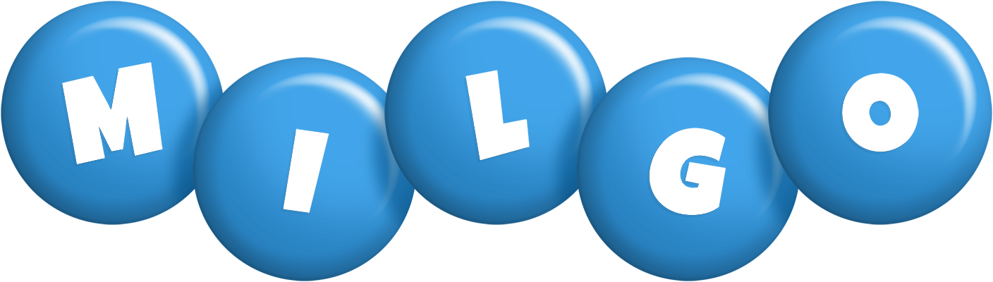 Milgo candy-blue logo