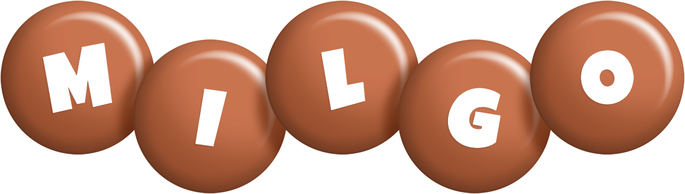 Milgo candy-brown logo