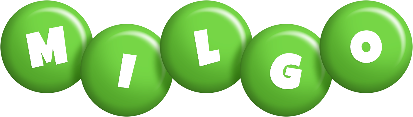 Milgo candy-green logo