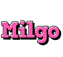 Milgo girlish logo