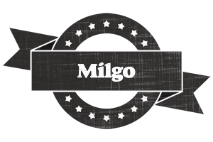 Milgo grunge logo