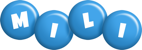Mili candy-blue logo