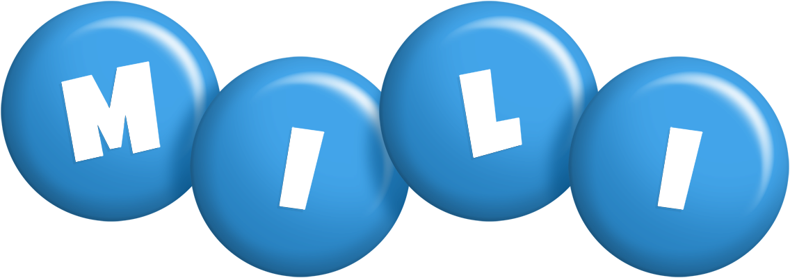 Mili candy-blue logo