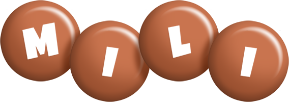 Mili candy-brown logo