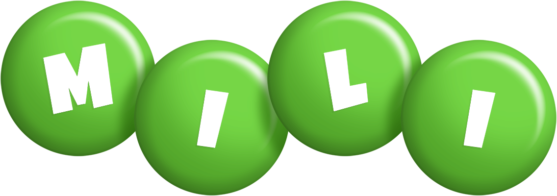 Mili candy-green logo