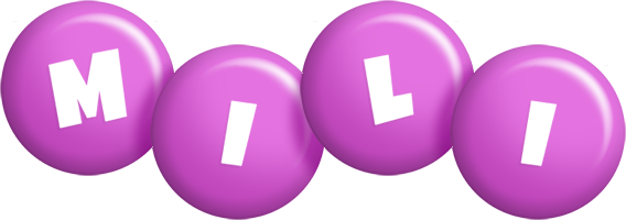 Mili candy-purple logo