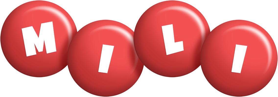 Mili candy-red logo