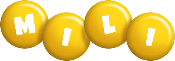 Mili candy-yellow logo