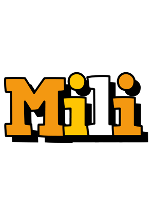 Mili cartoon logo