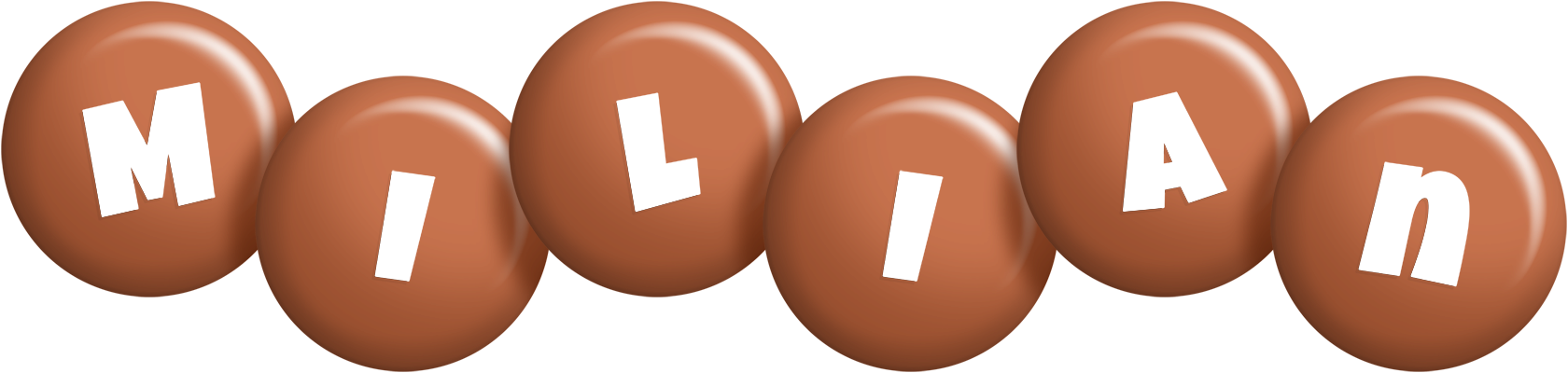 Milian candy-brown logo
