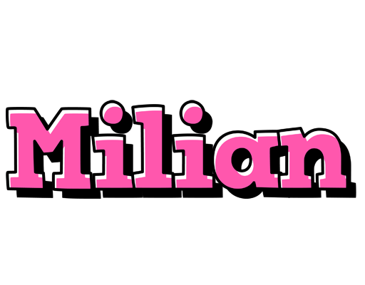 Milian girlish logo