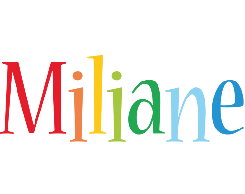 Miliane birthday logo