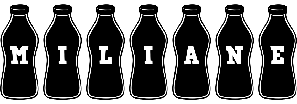 Miliane bottle logo