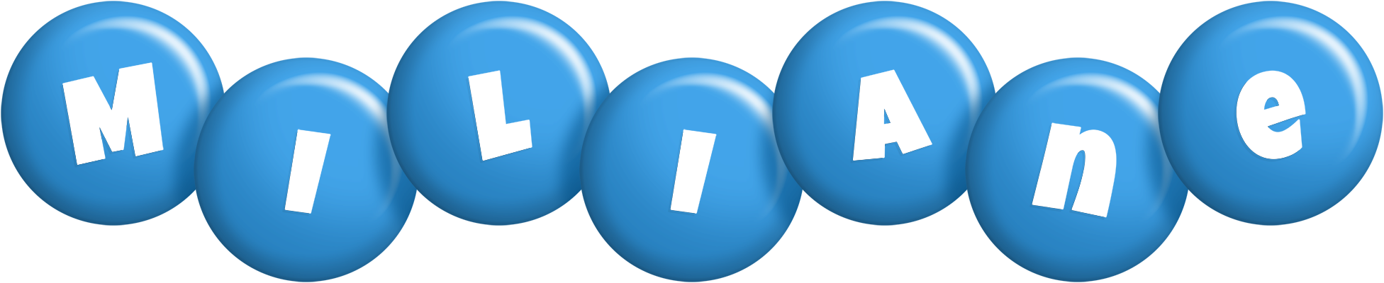 Miliane candy-blue logo