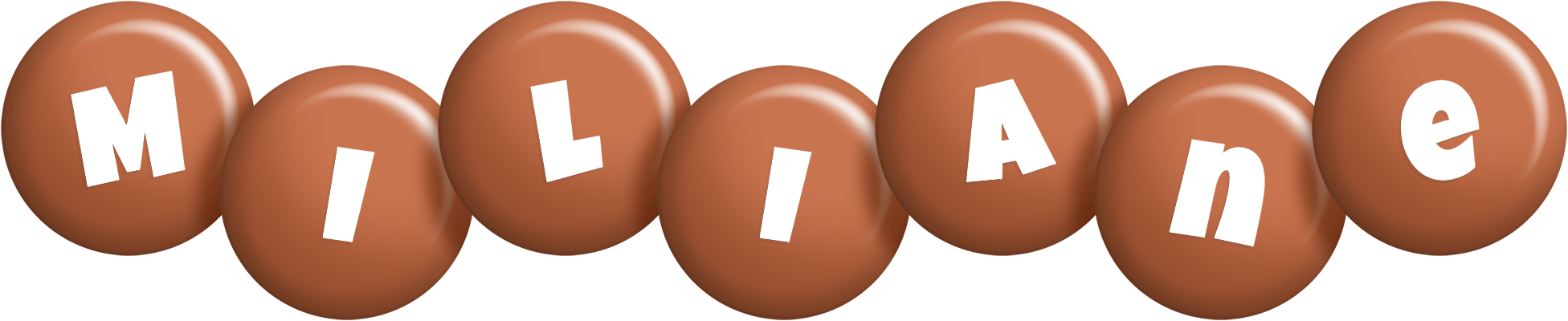 Miliane candy-brown logo