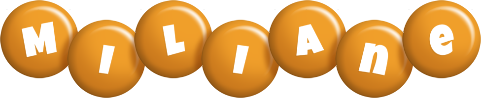 Miliane candy-orange logo