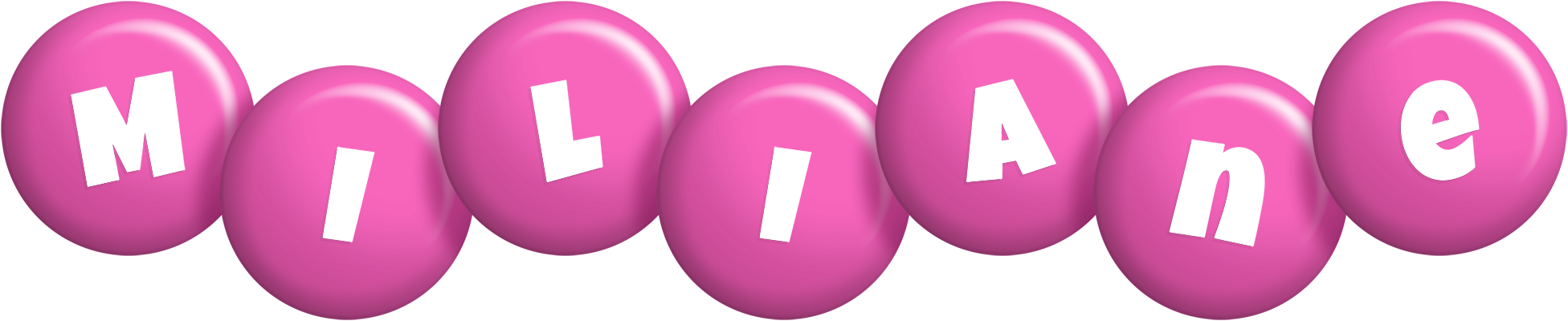 Miliane candy-pink logo