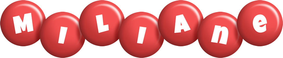 Miliane candy-red logo