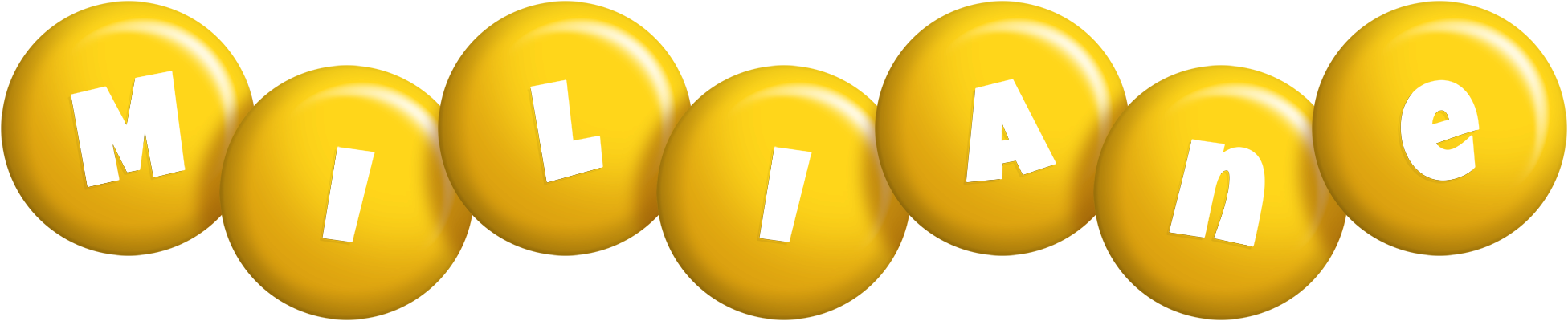 Miliane candy-yellow logo