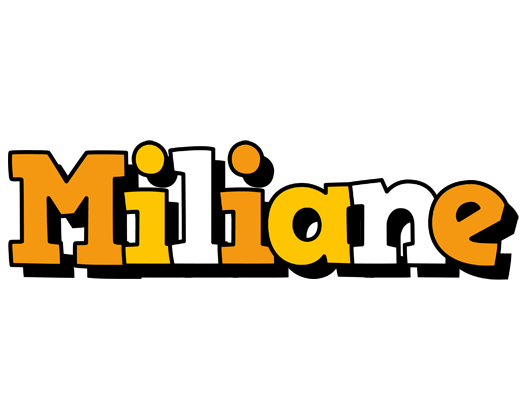 Miliane cartoon logo