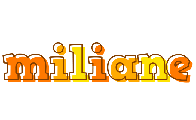 Miliane desert logo