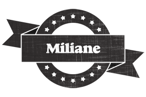 Miliane grunge logo