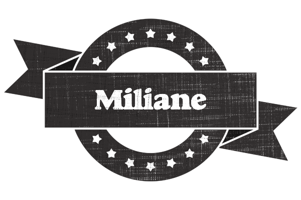 Miliane grunge logo