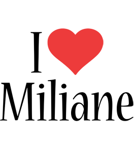 Miliane i-love logo