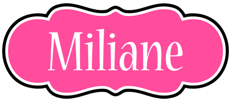 Miliane invitation logo