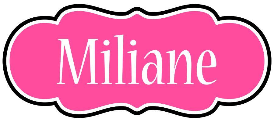 Miliane invitation logo